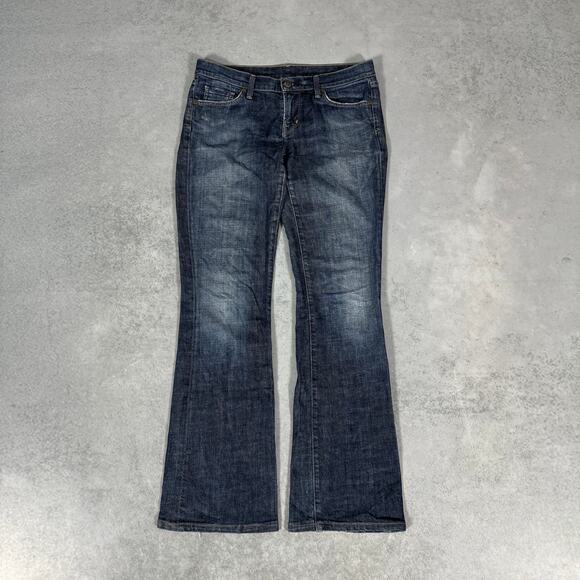 Citizens of Humanity Bootcut Jeans Dark Wash Premium Denim - Size: 29 - Picture 1 of 13